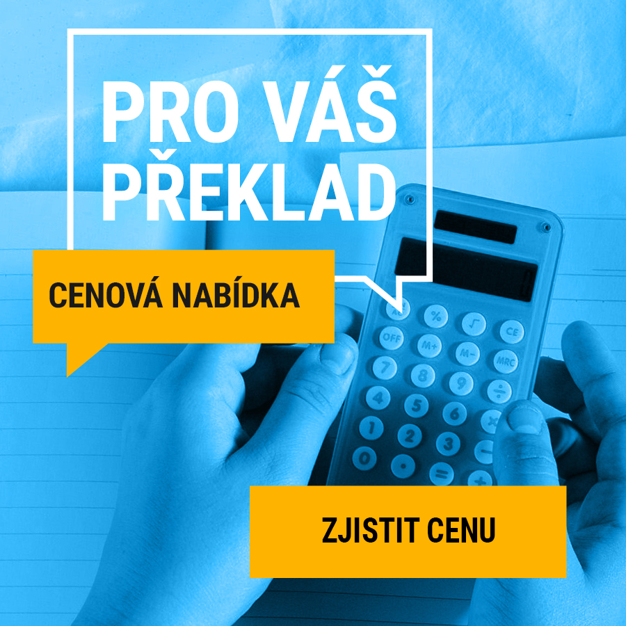 Kalkulace překladu pro Váš text